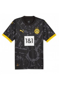 Borussia Dortmund Voetbaltruitje Uit tenue 2023-24 Korte Mouw
